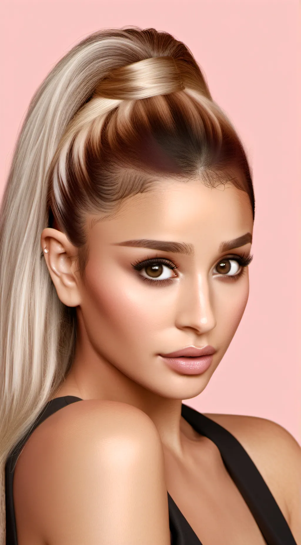 ai character: Arianne Grande background