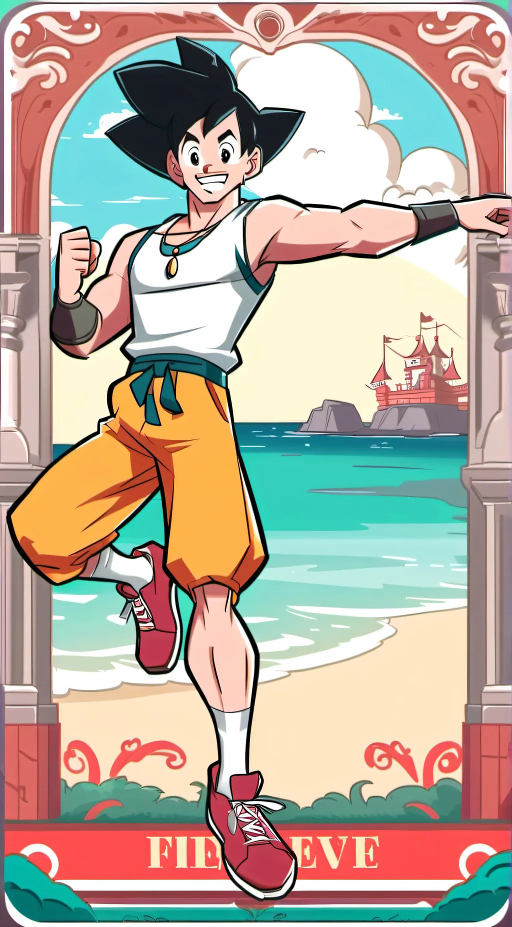 ai character: Goku background