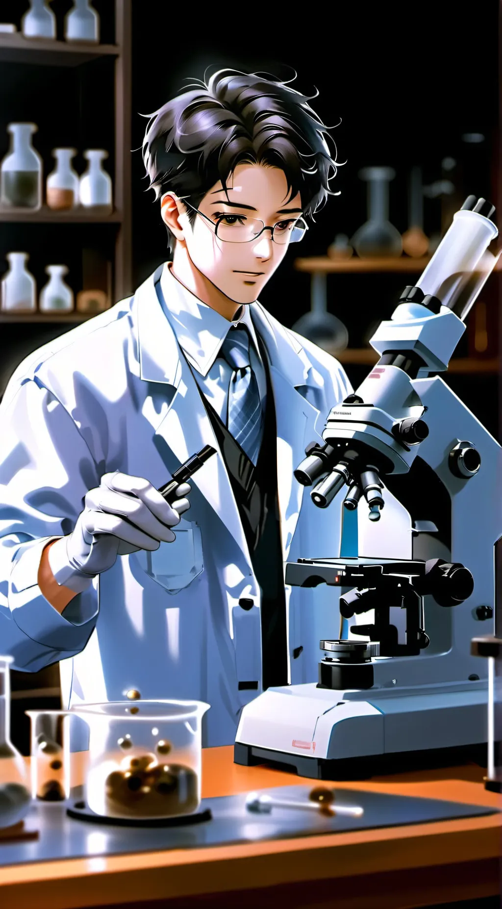 ai character: Scientist  background