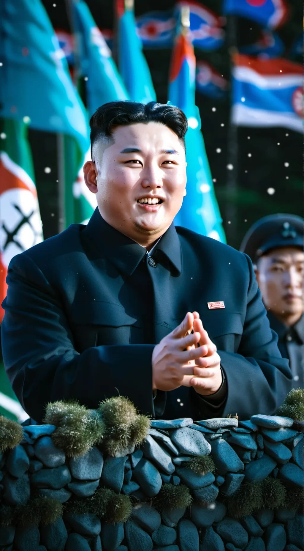 ai character: NORTH KOREA background