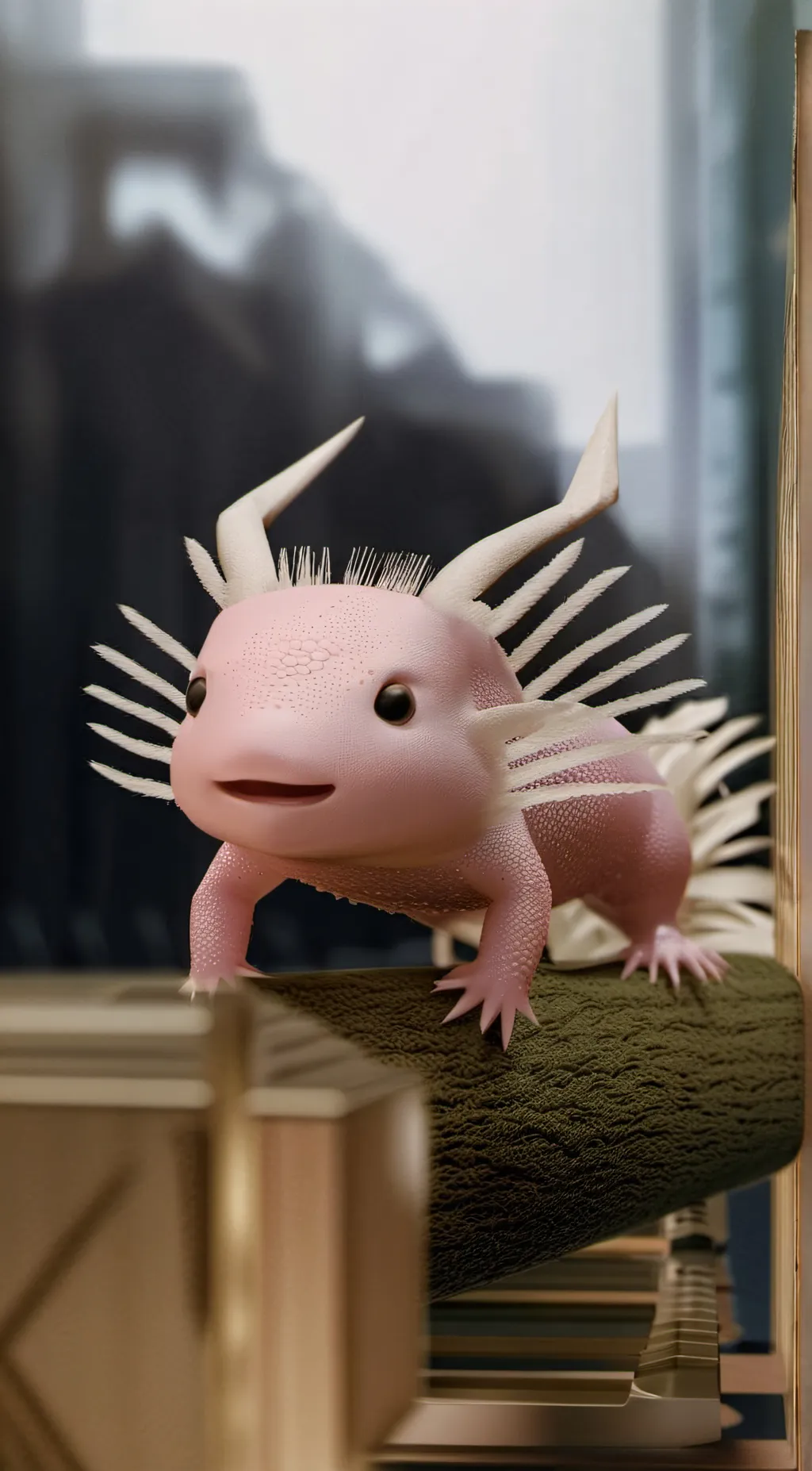 ai character: axo background