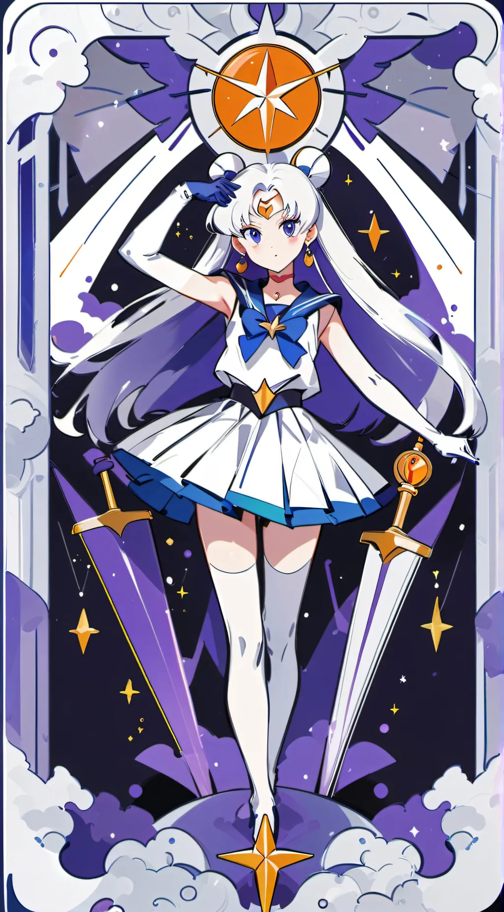ai character: Sailor shards  background