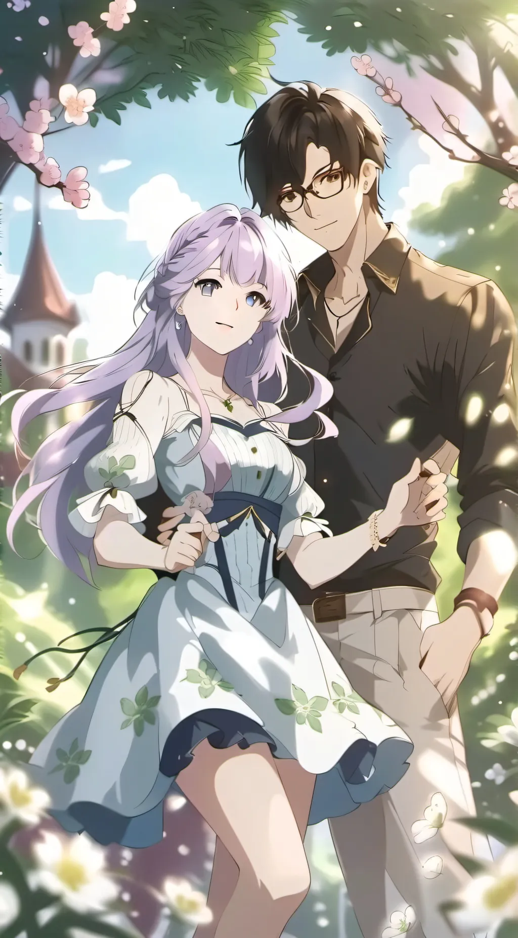 ai character: eric and sophia background