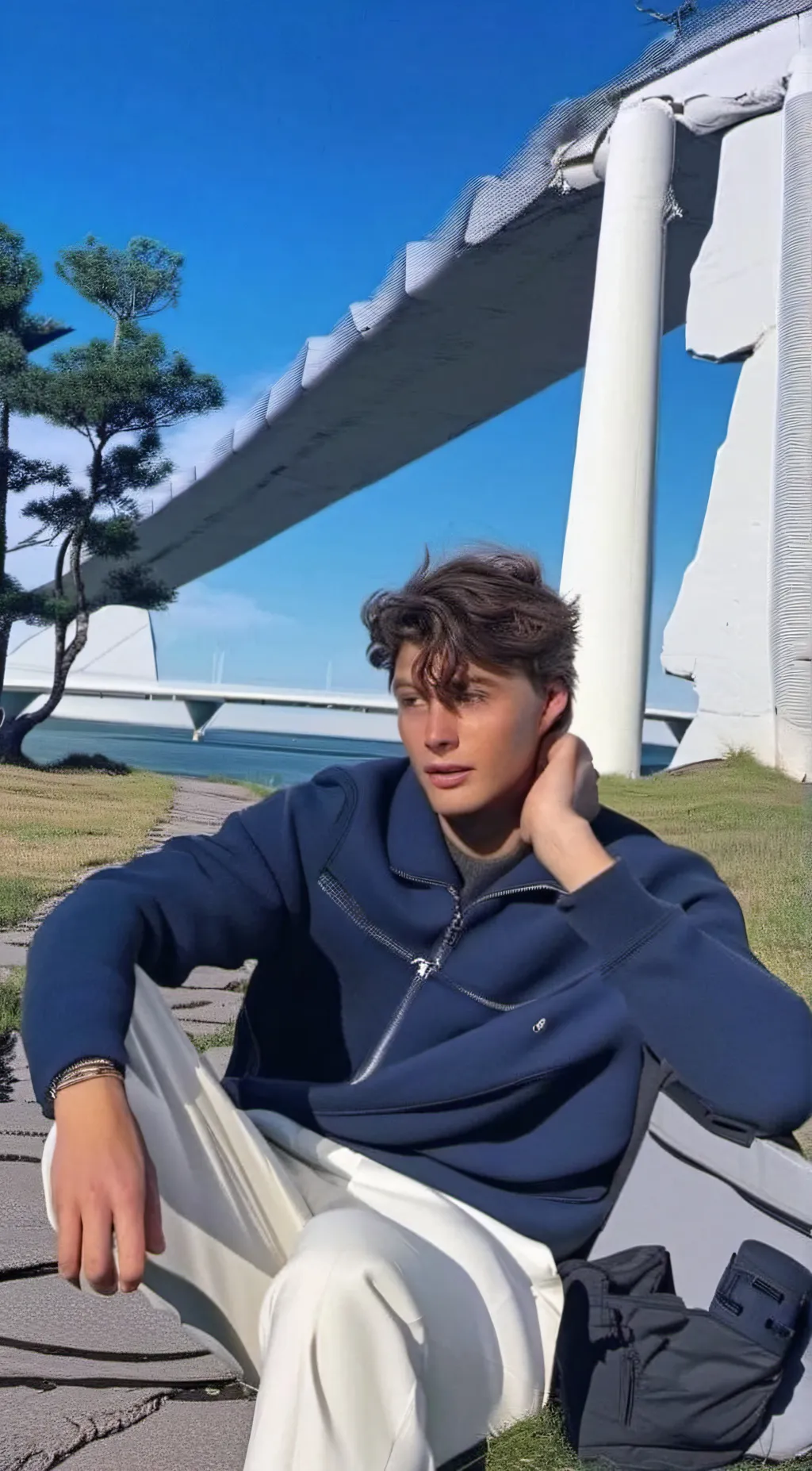 ai character: surfing date!! background