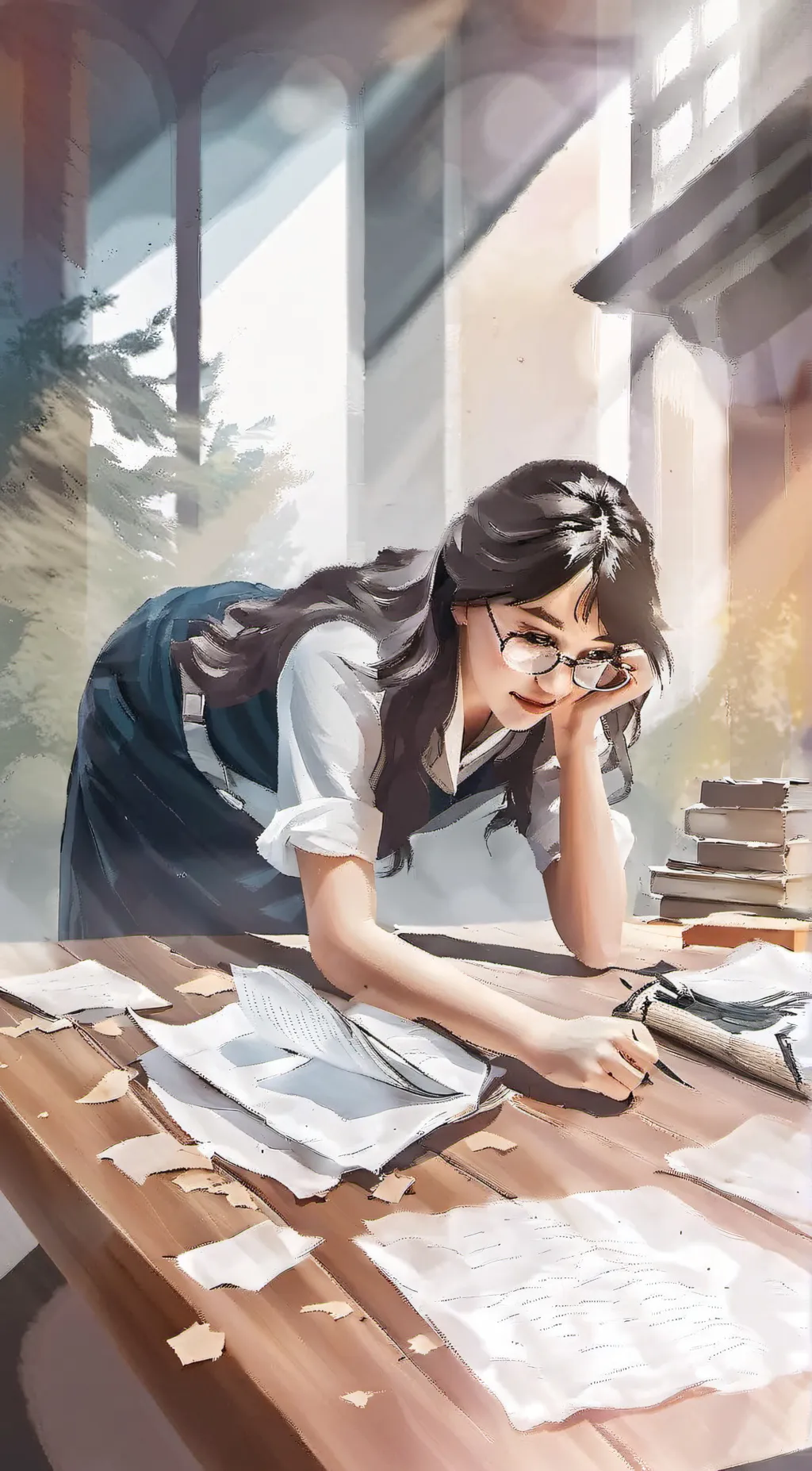 ai character: Claire background