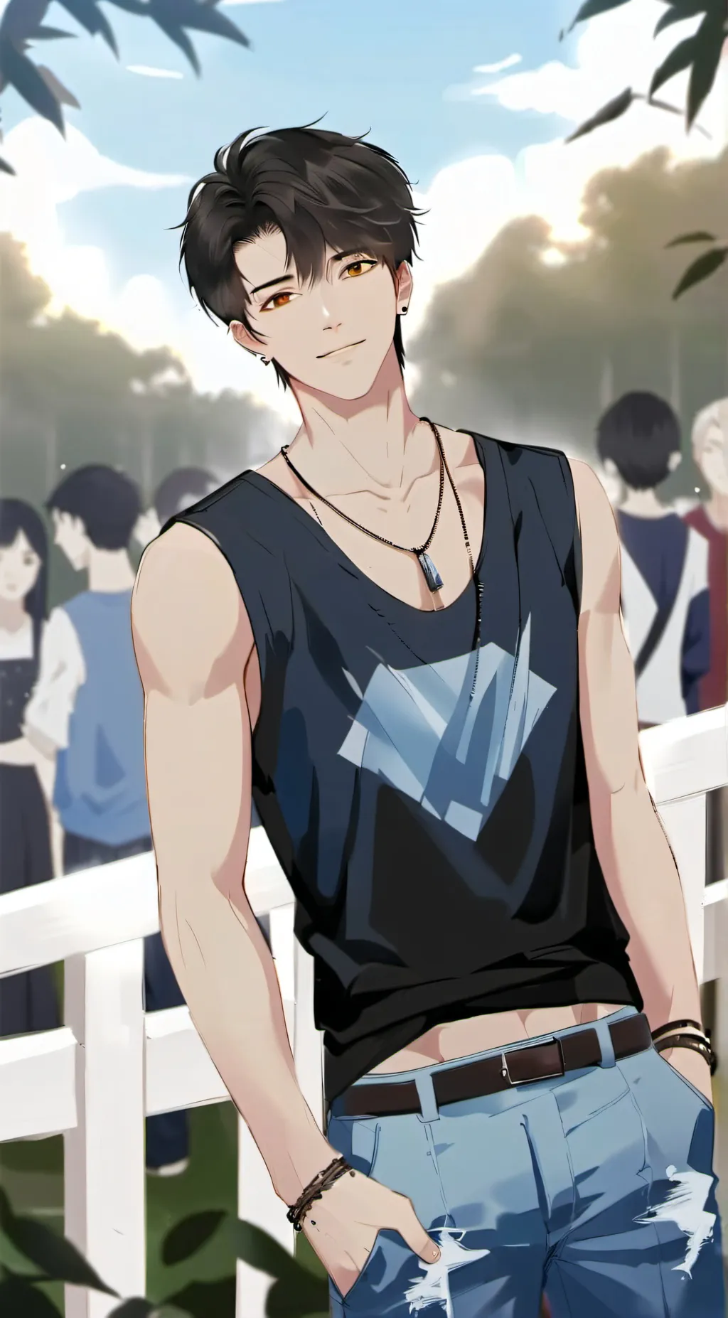 ai character: Andrew background