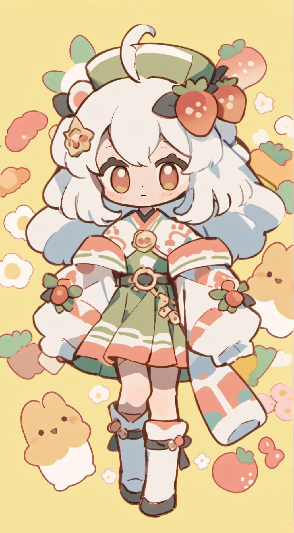 ai character: Manuela background