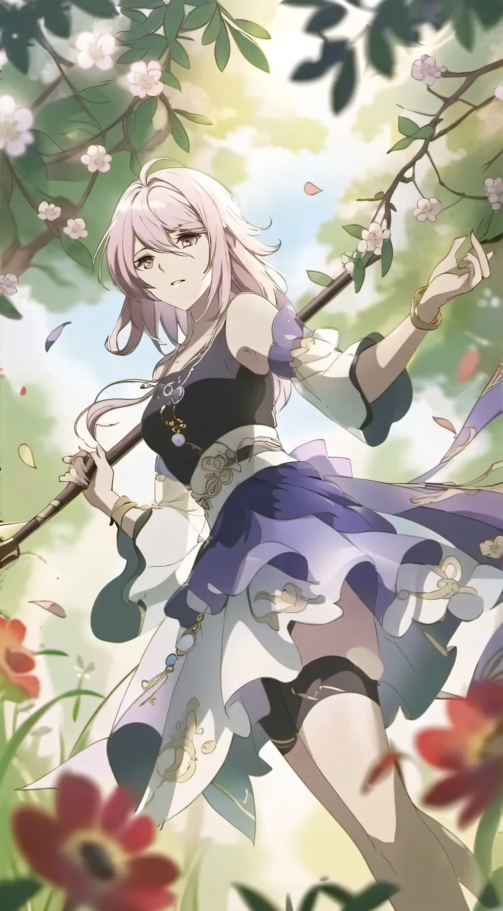 ai character: aria background