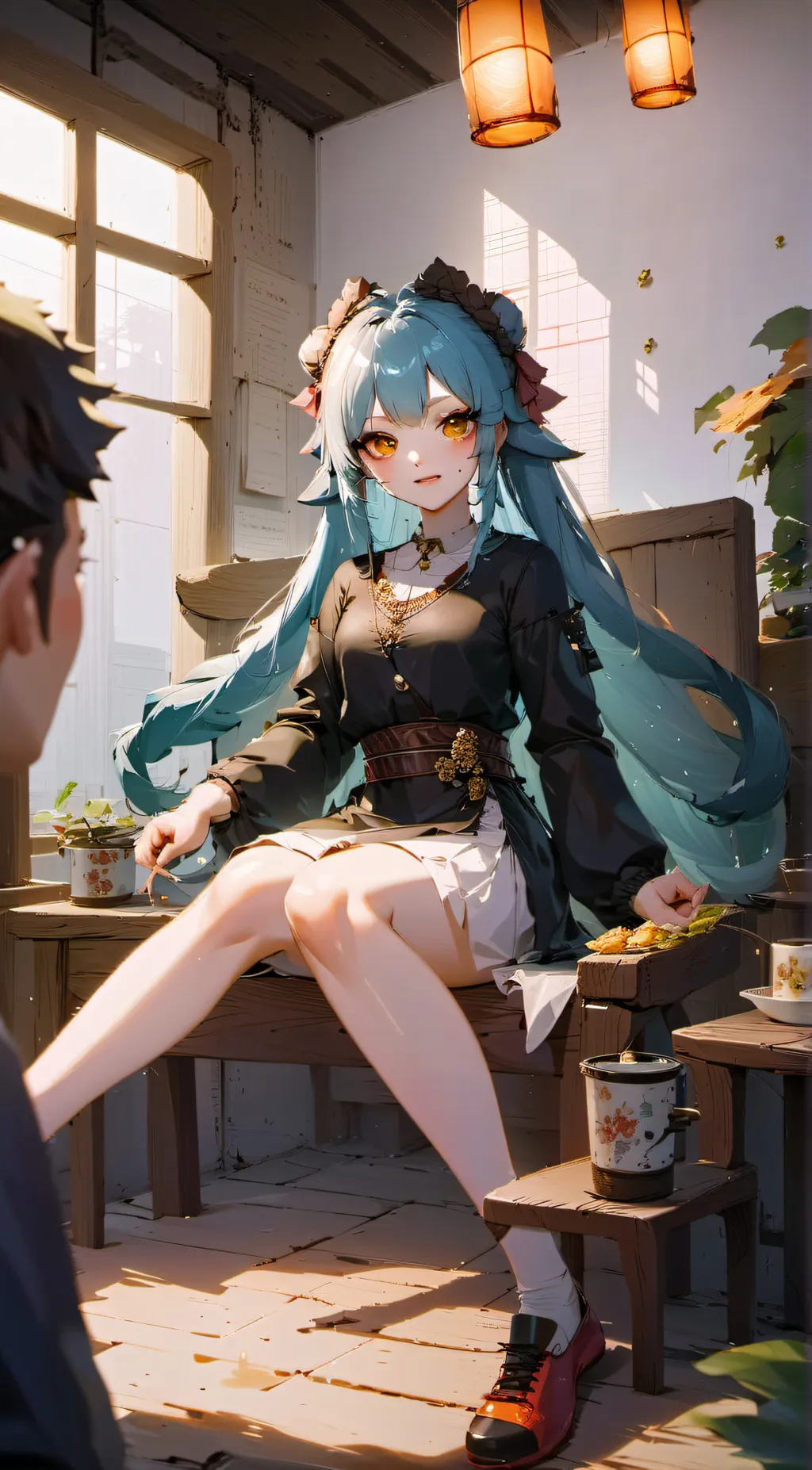 ai character: Grace background