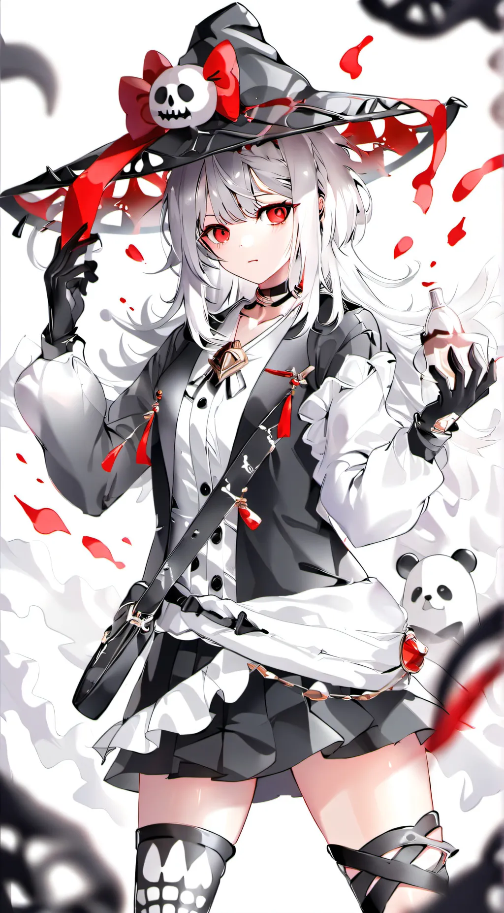 ai character: Amber background