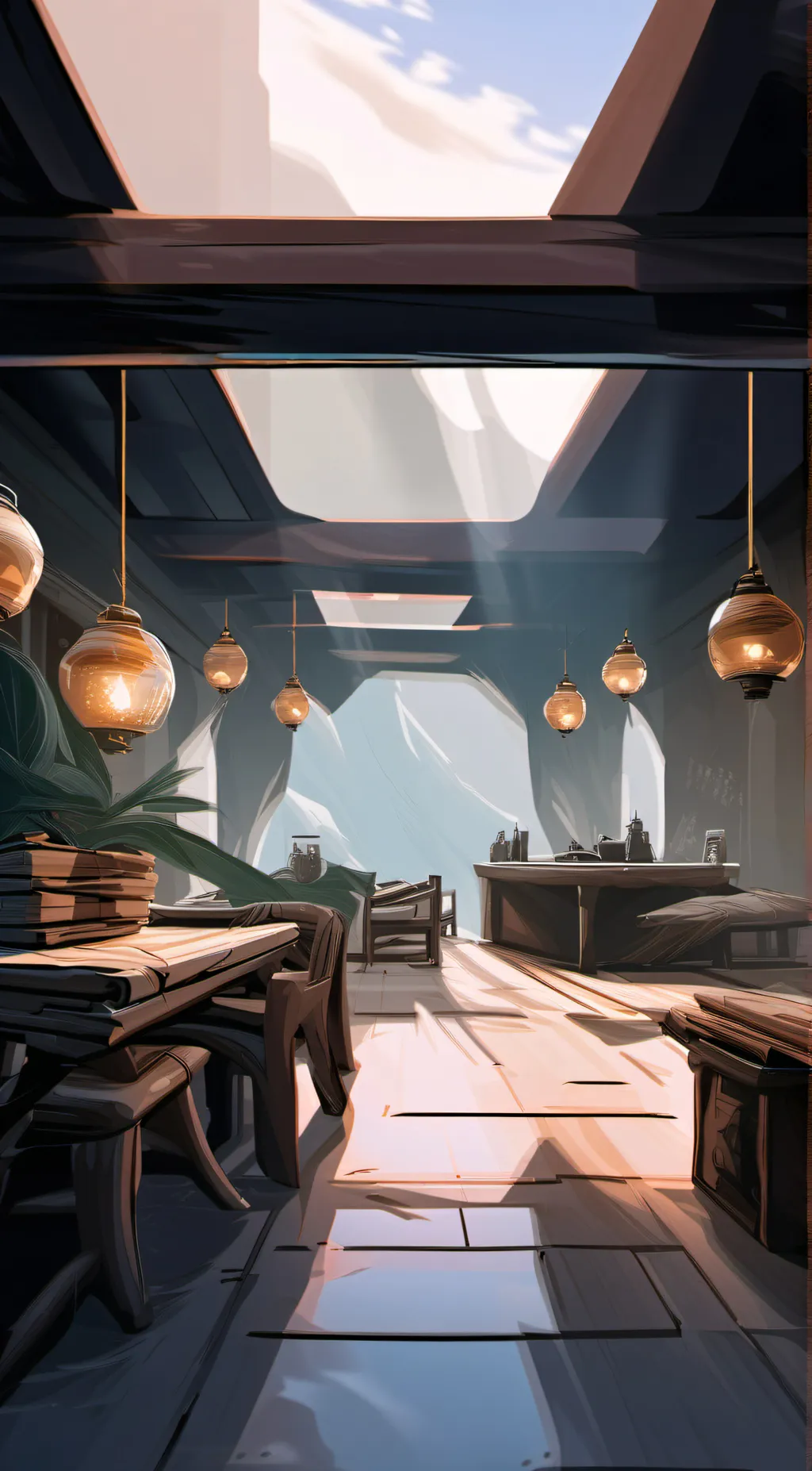 ai character: custom background