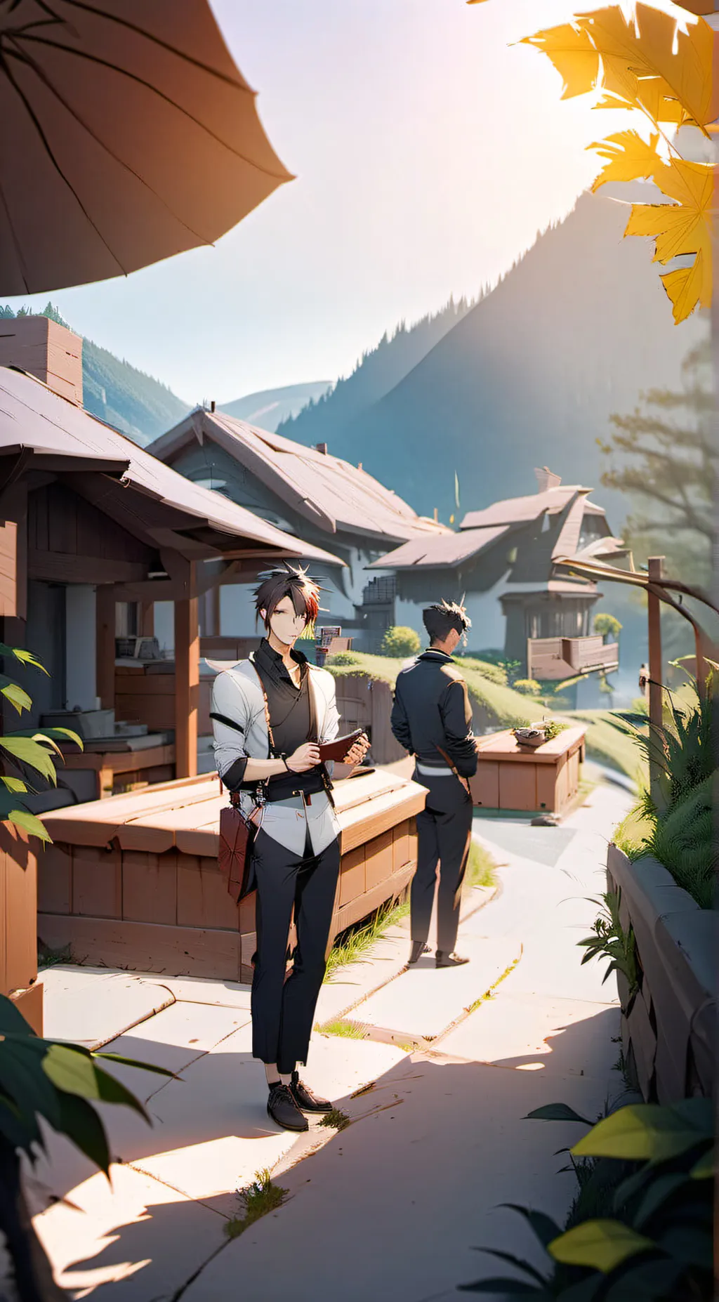 ai character: The sleepover background