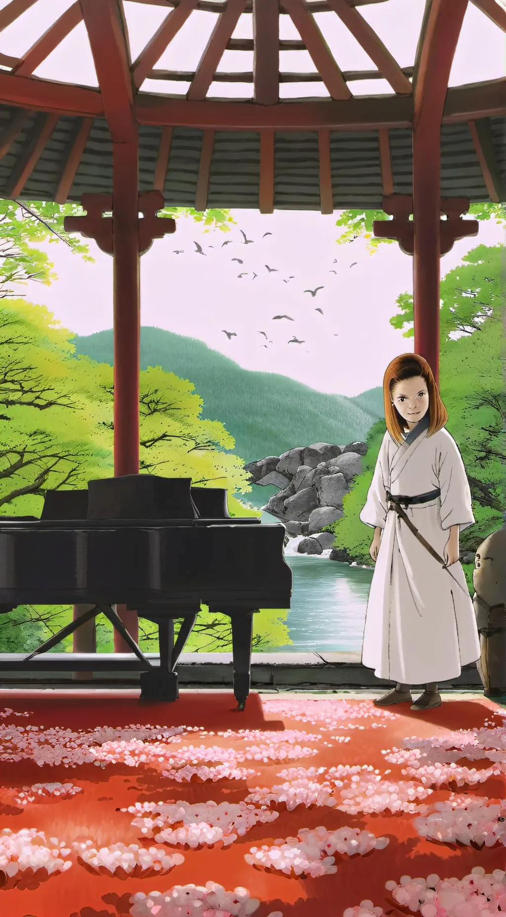 ai character: Ginny maid background