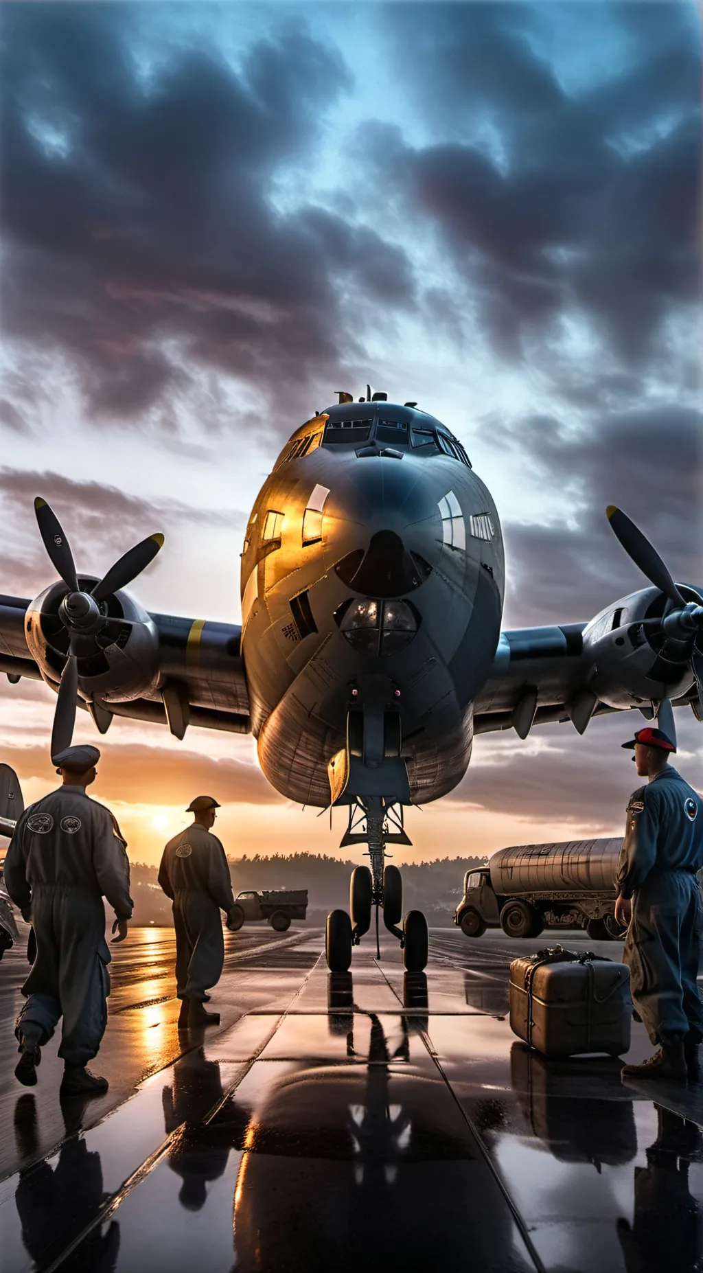 ai character: Talking B-29 background