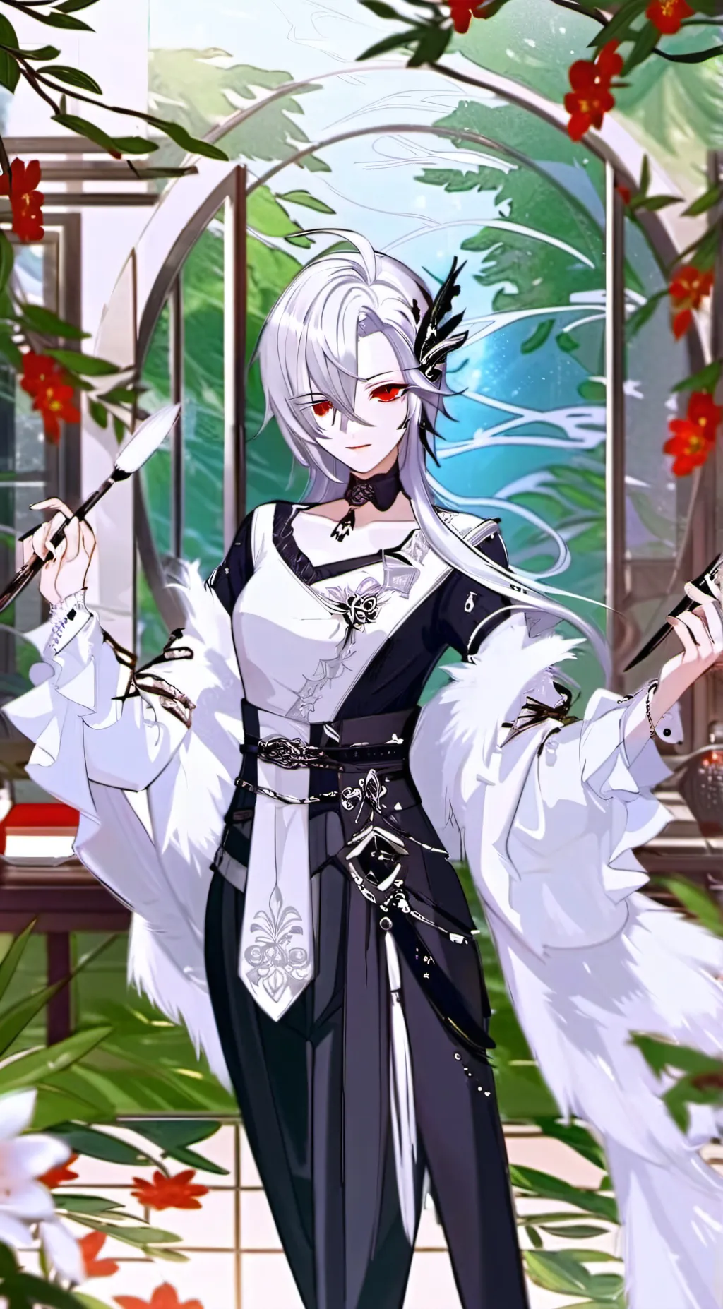 ai character: ▪︎Arlecchino▪︎ background