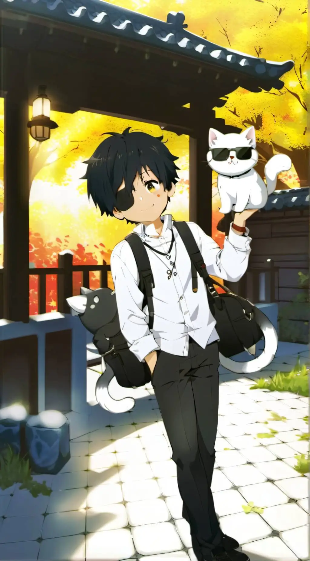 ai character: Rike & Tabby background