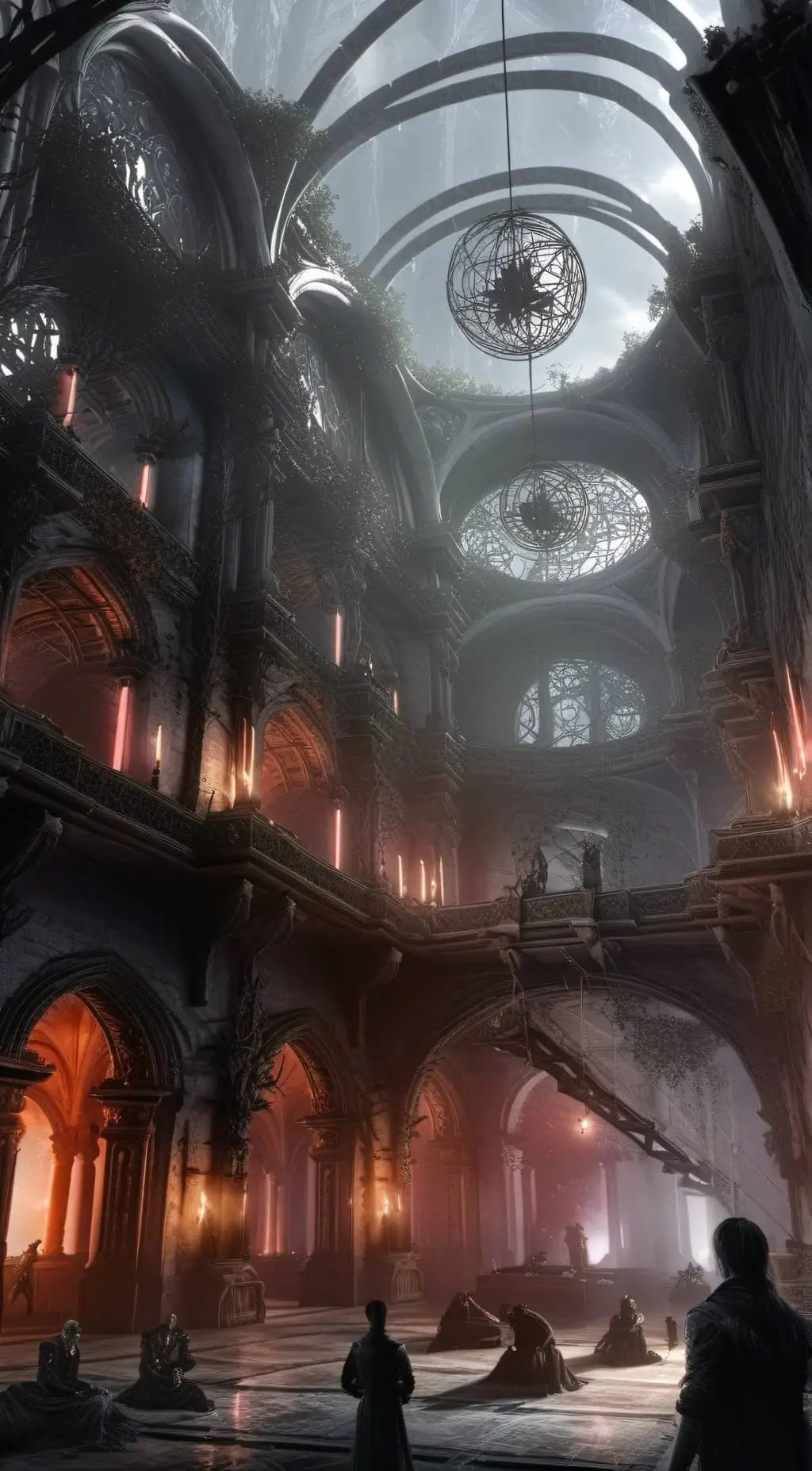 ai character: The hidden organiz background