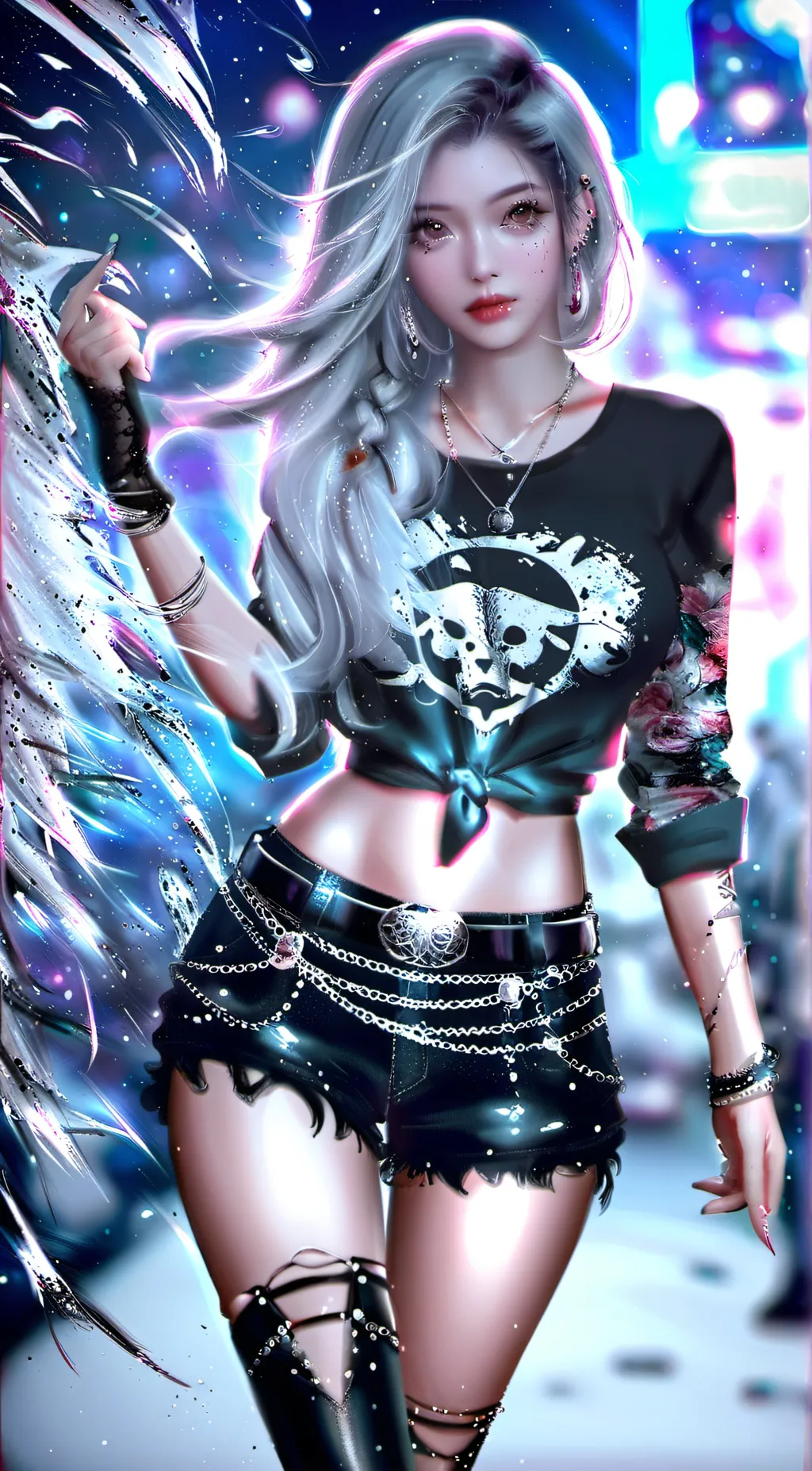 ai character: Alica  background