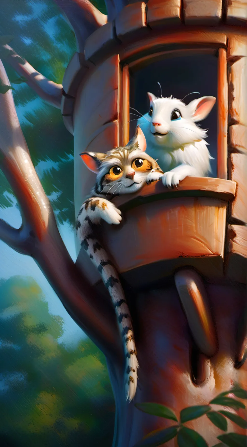 ai character: Chiki chase background