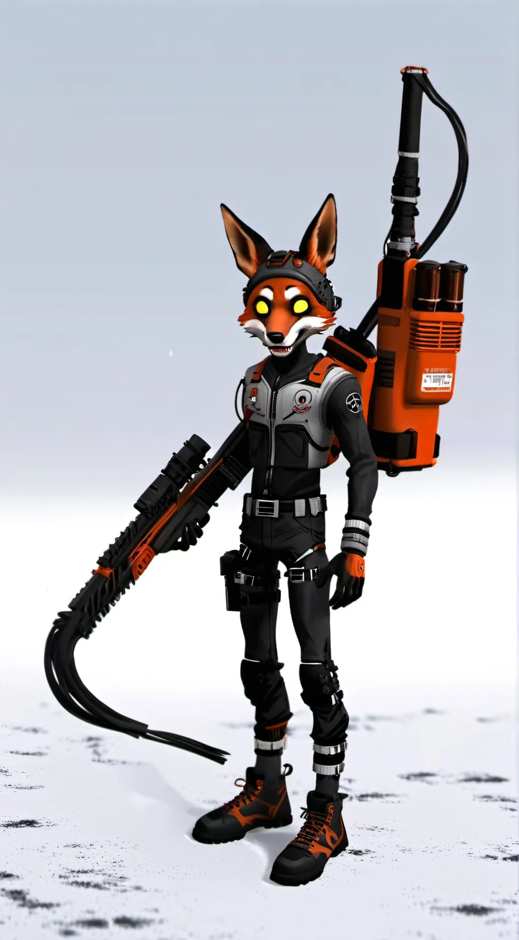 ai character: foxy background