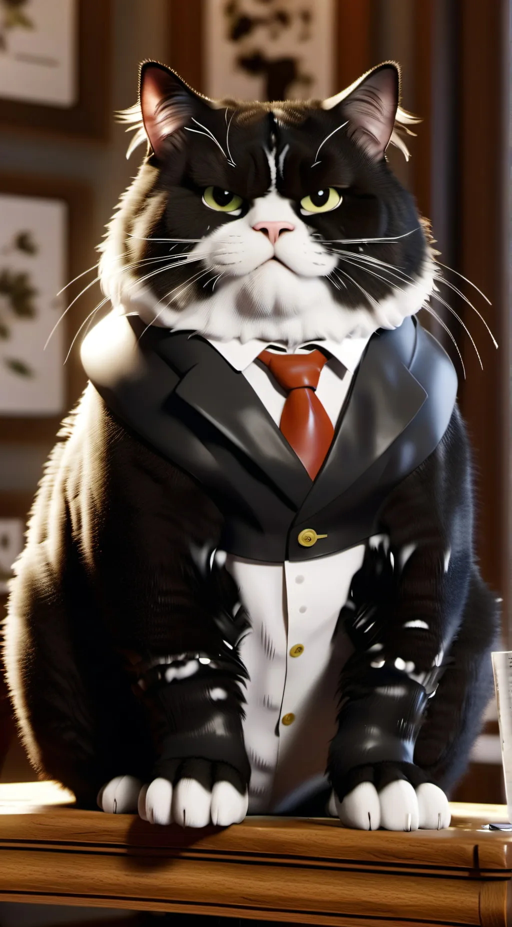 ai character: Cracker-jack background