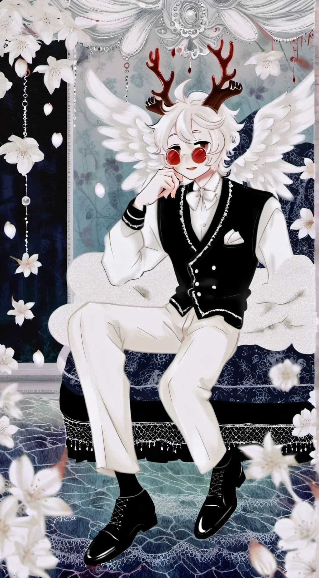 ai character: Lucifer <3 background