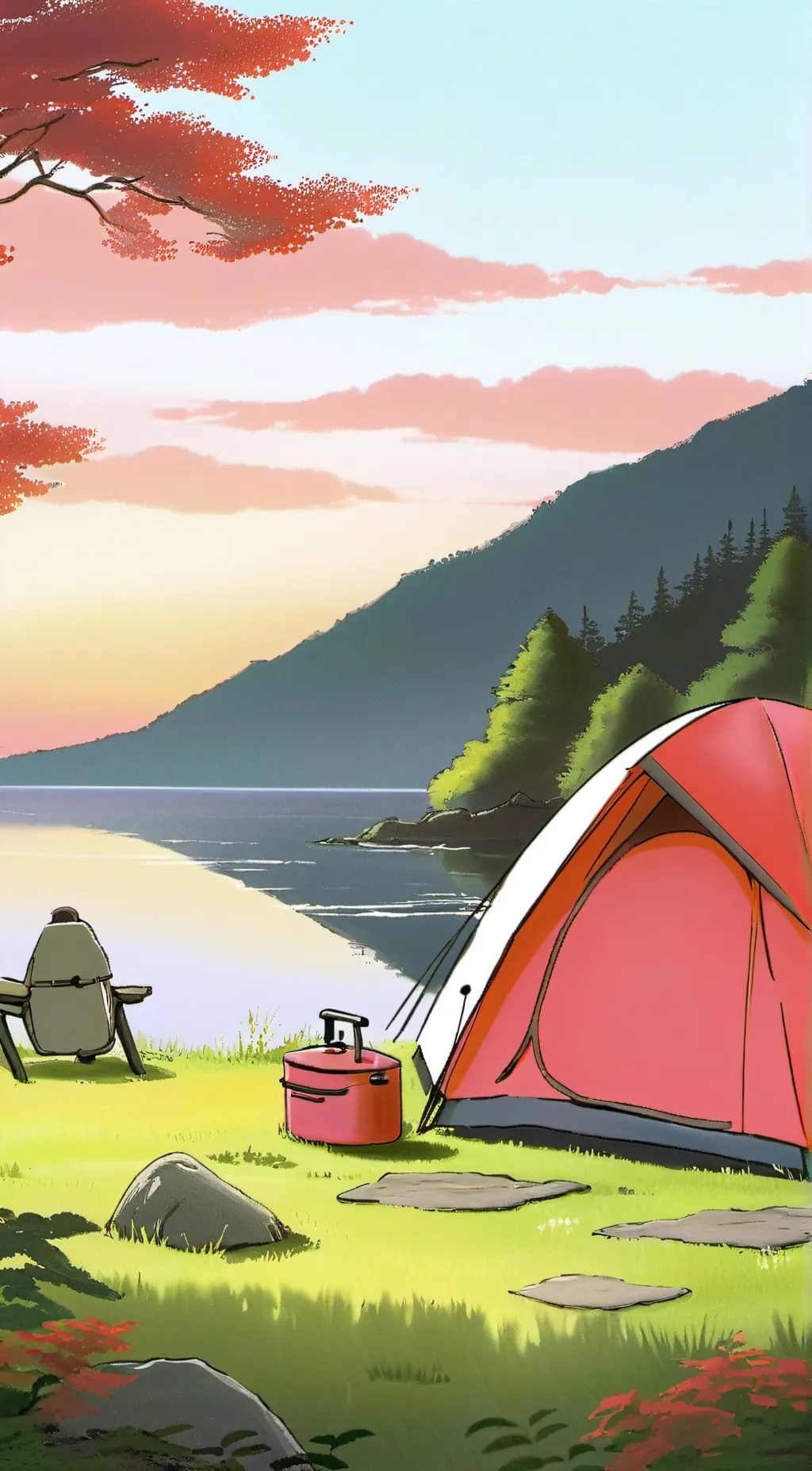 ai character: Camp camp ☆ background