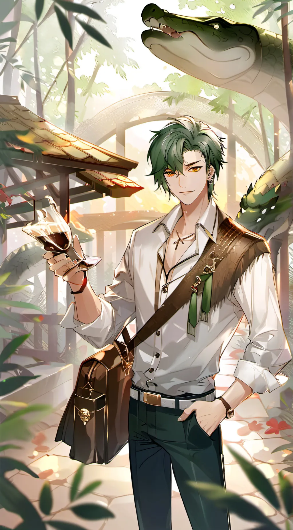 ai character: Lex background