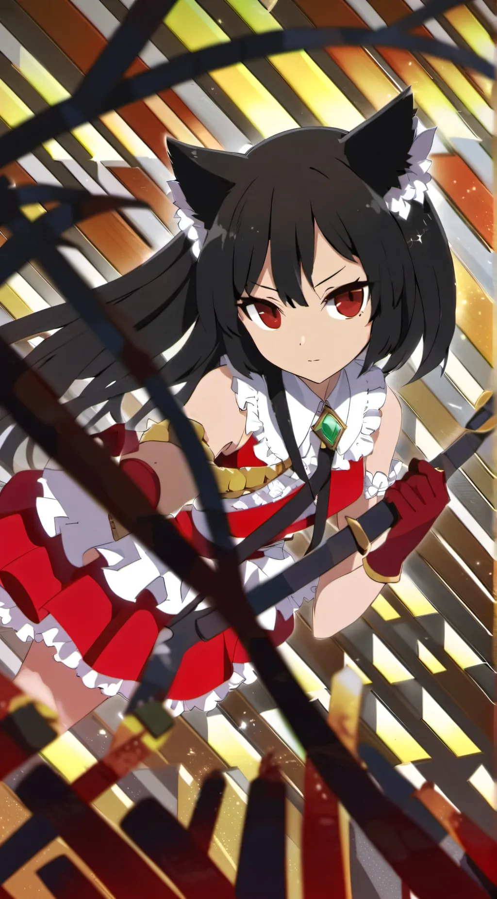 ai character: Robot Makayla  background