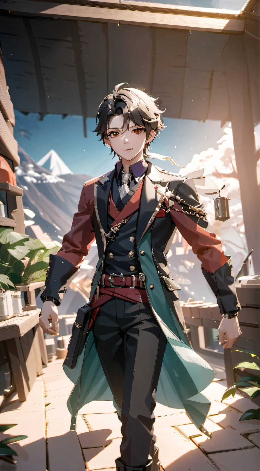 ai character: Adrien background