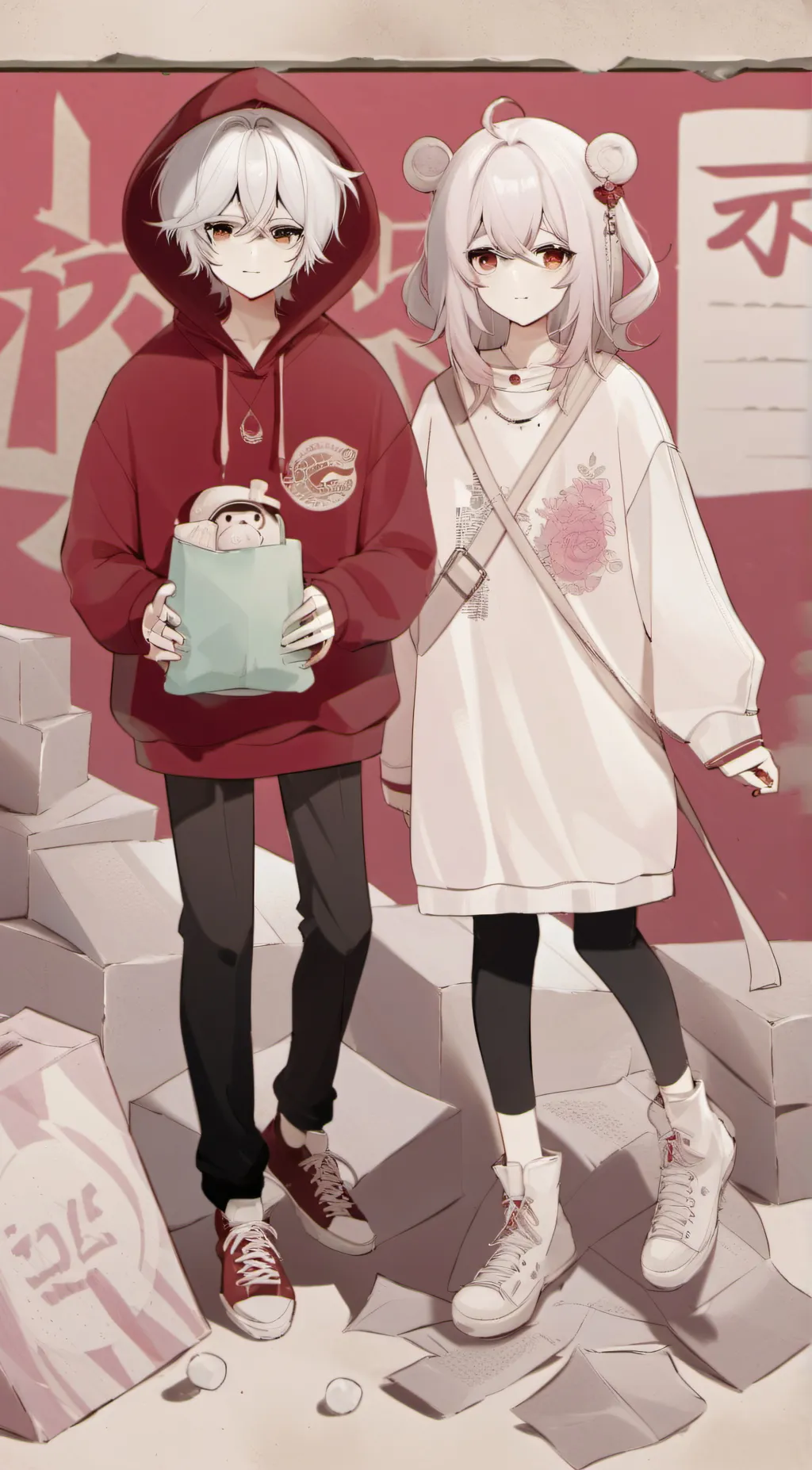 ai character: mark and jenny background