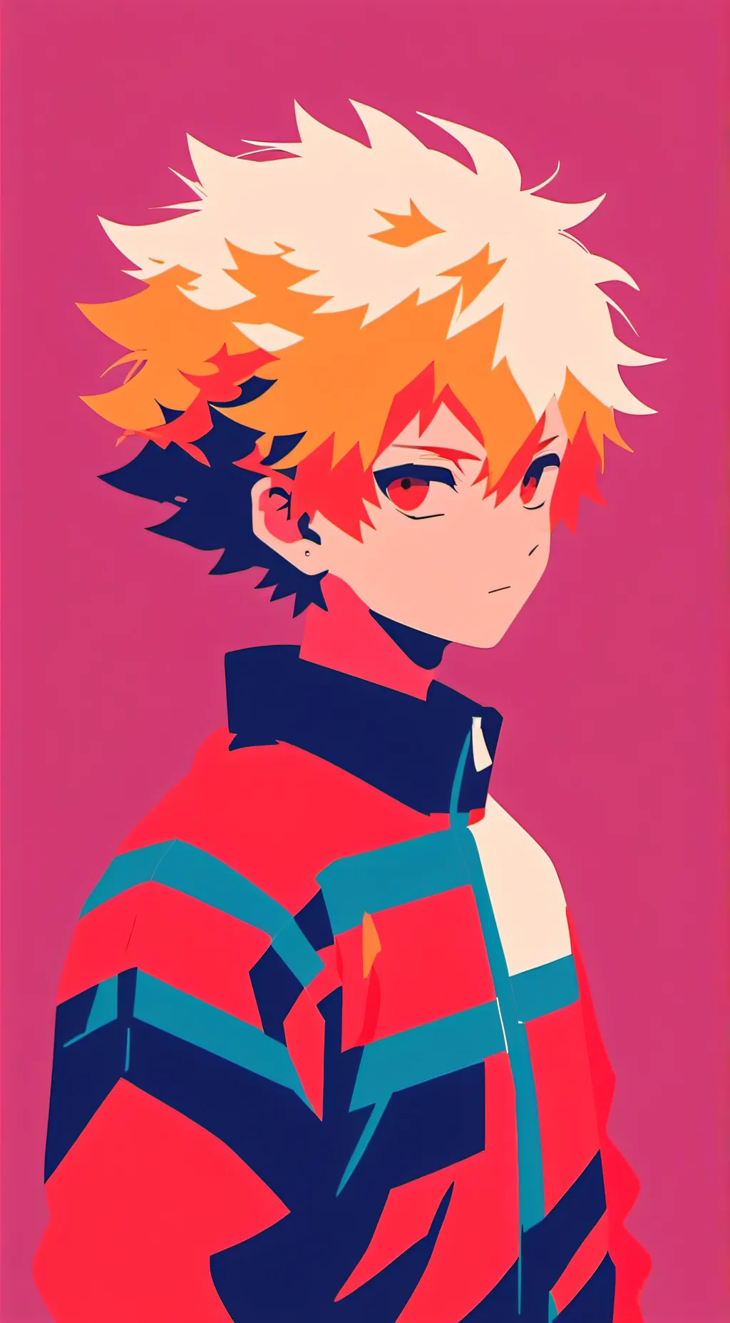 ai character: 🔥bakugo💥 background