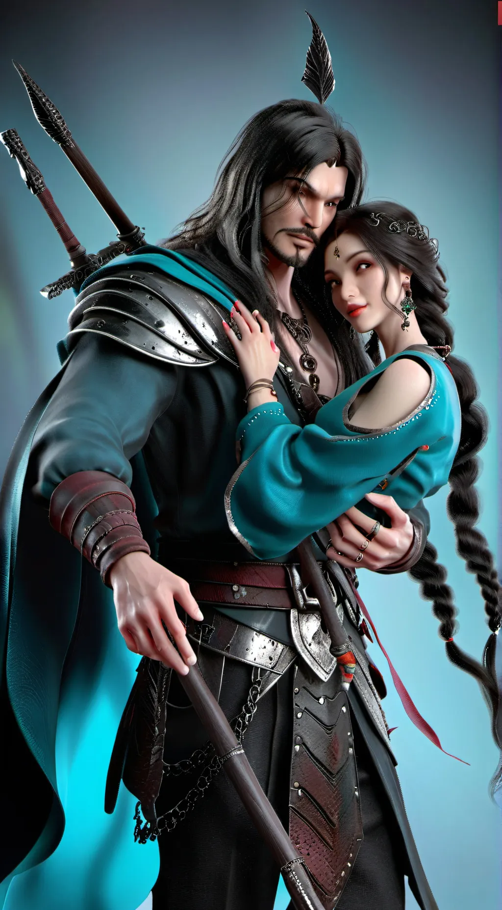 ai character: mike and Saha background