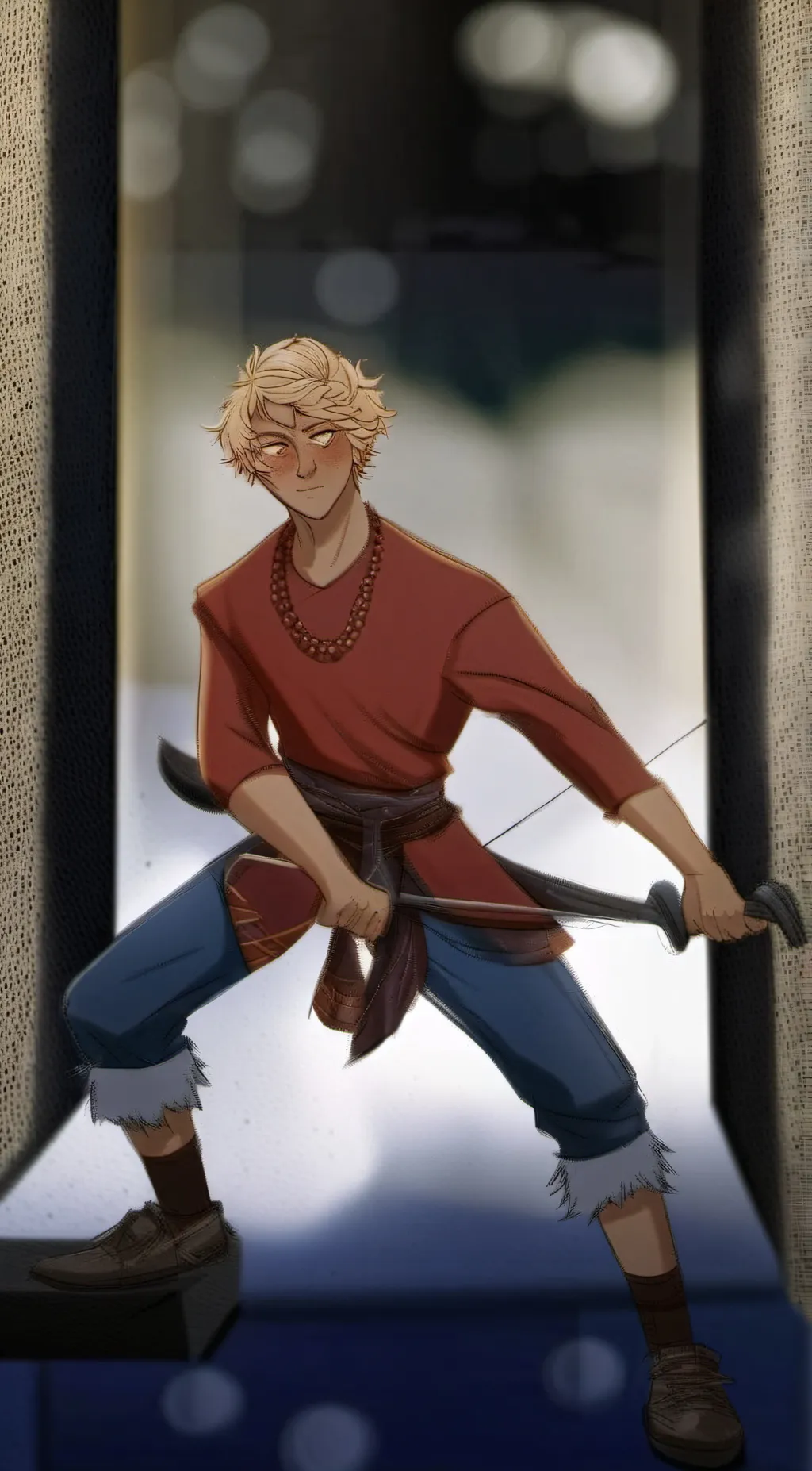 ai character: Will Soalce background