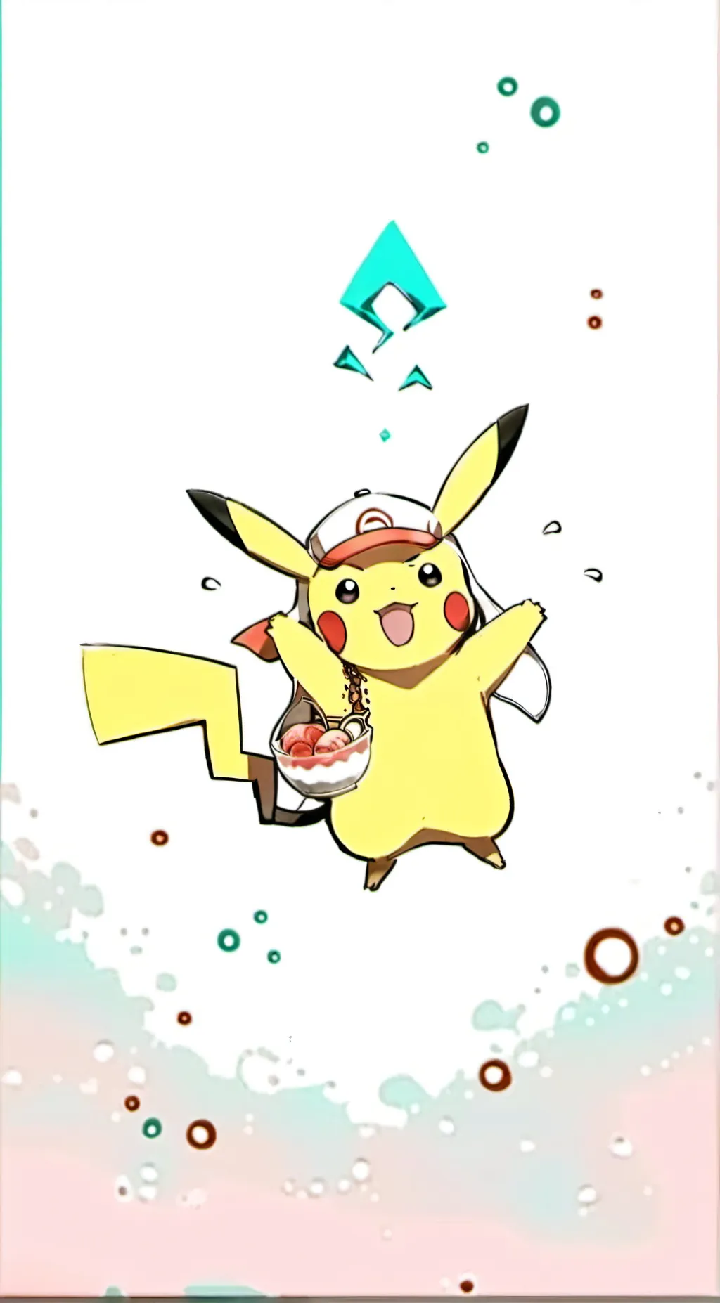 ai character: pikachu background