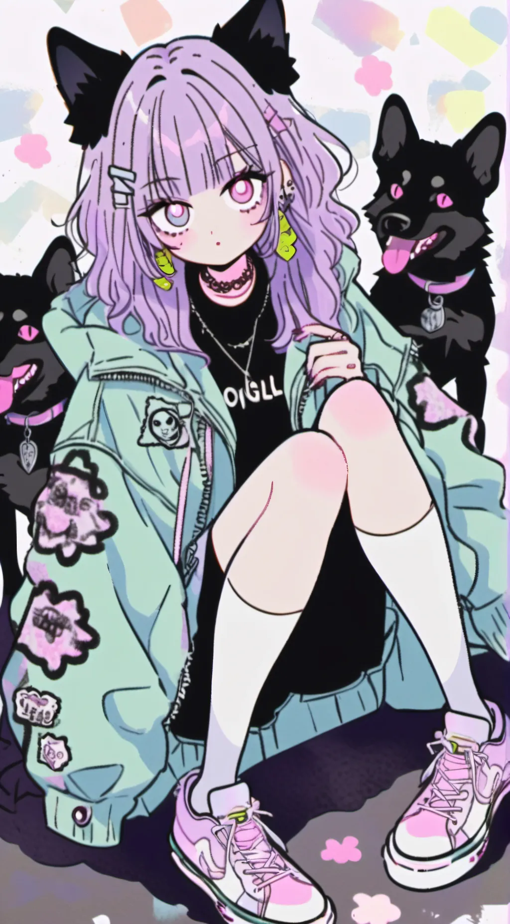 ai character: loona background