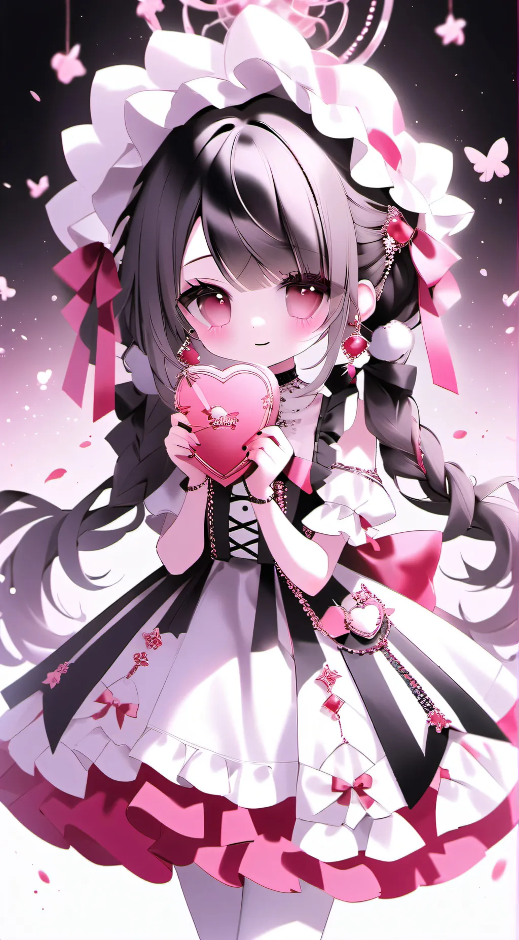 ai character: Lilac background