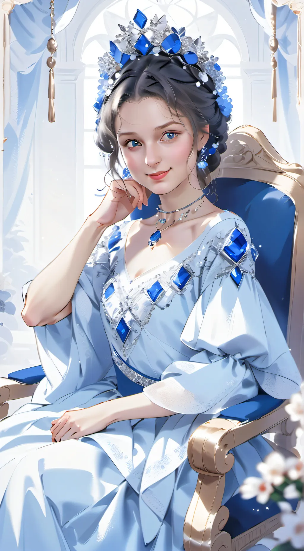 ai character: Princess Maribeth  background