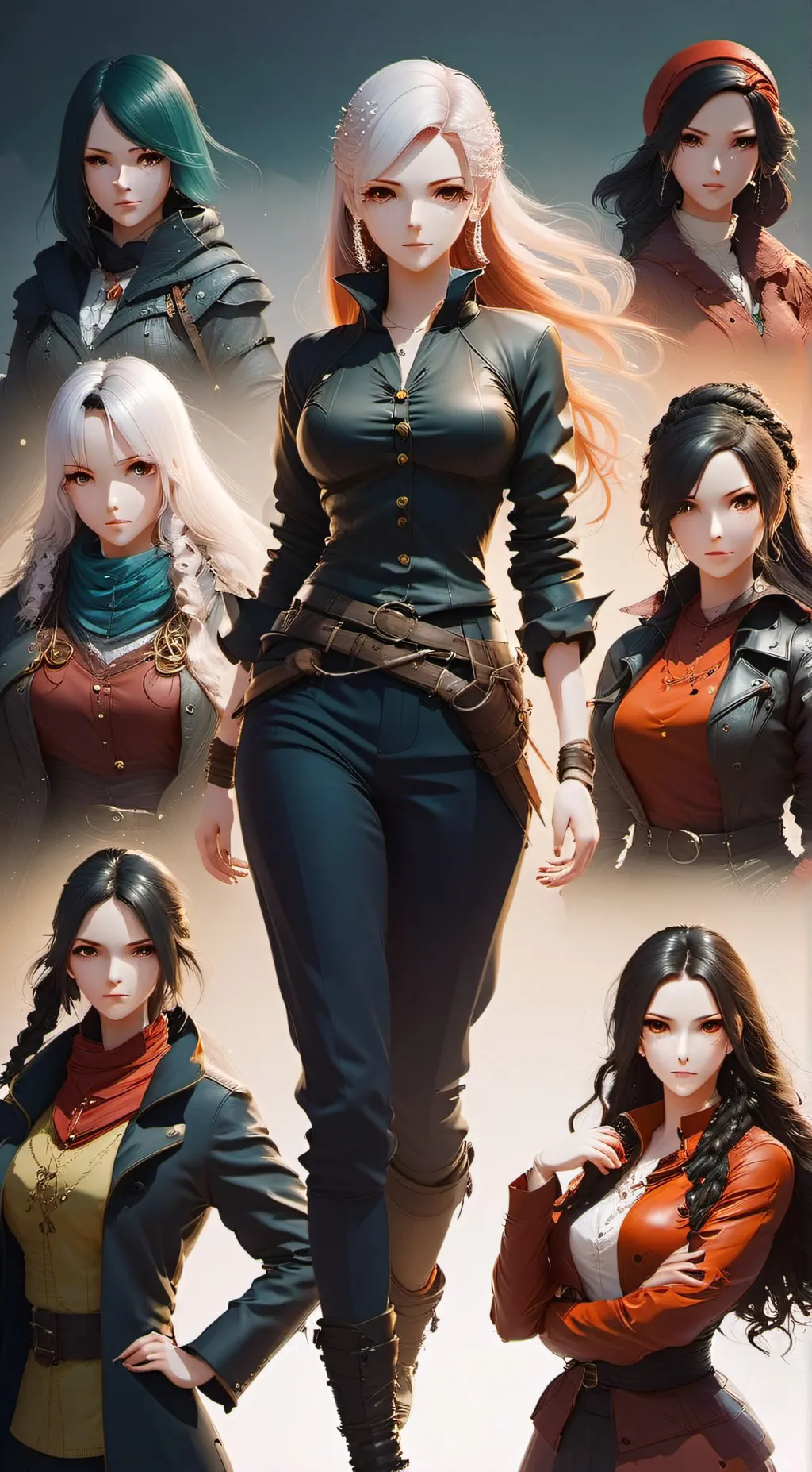 ai character: femme fatales background