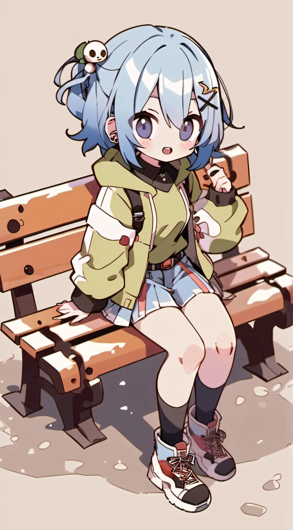 ai character: On-torimaki background