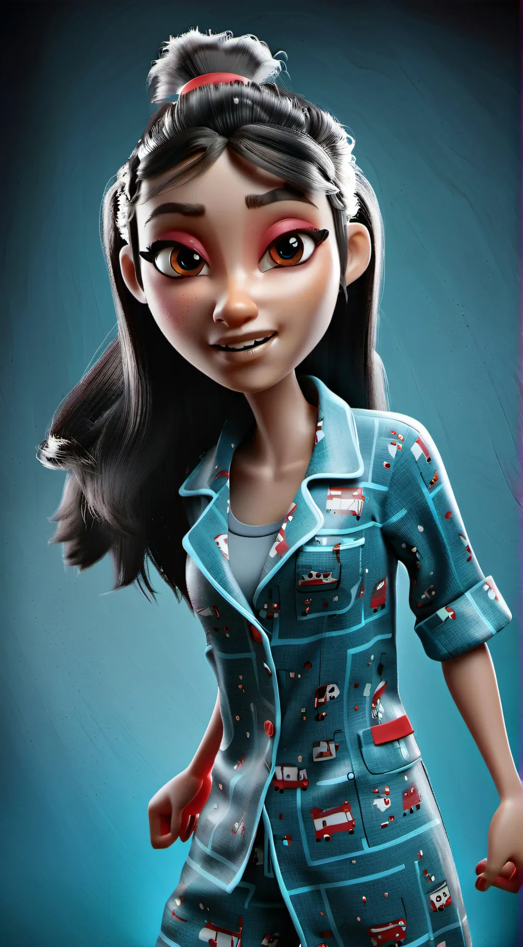 ai character: puggy wuggy background