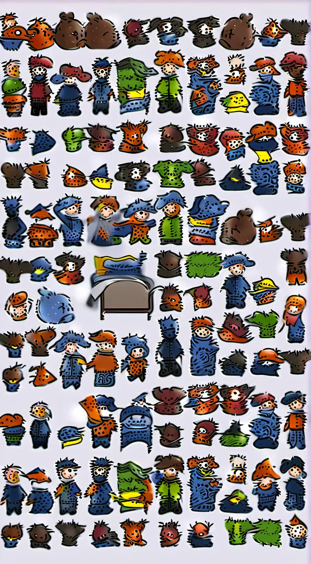 ai character: Wally au sleepover background