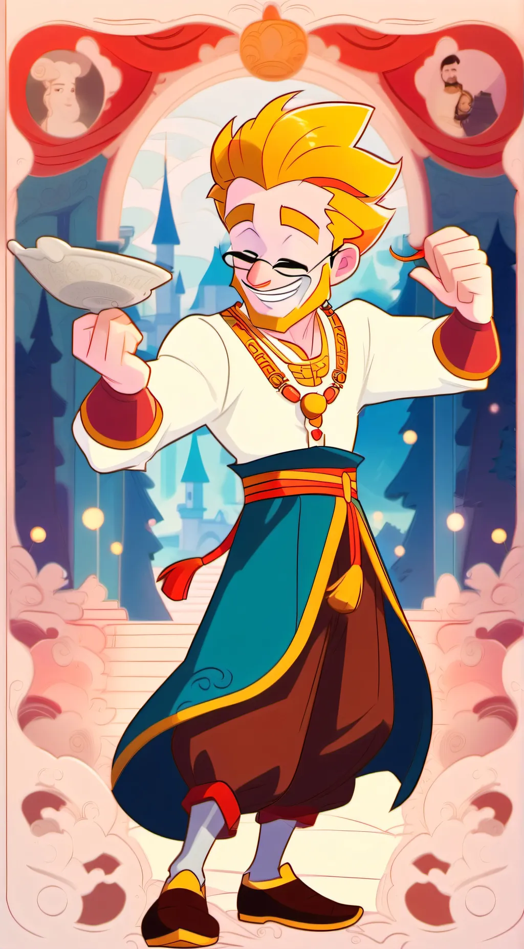 ai character: Grandpa Joe background