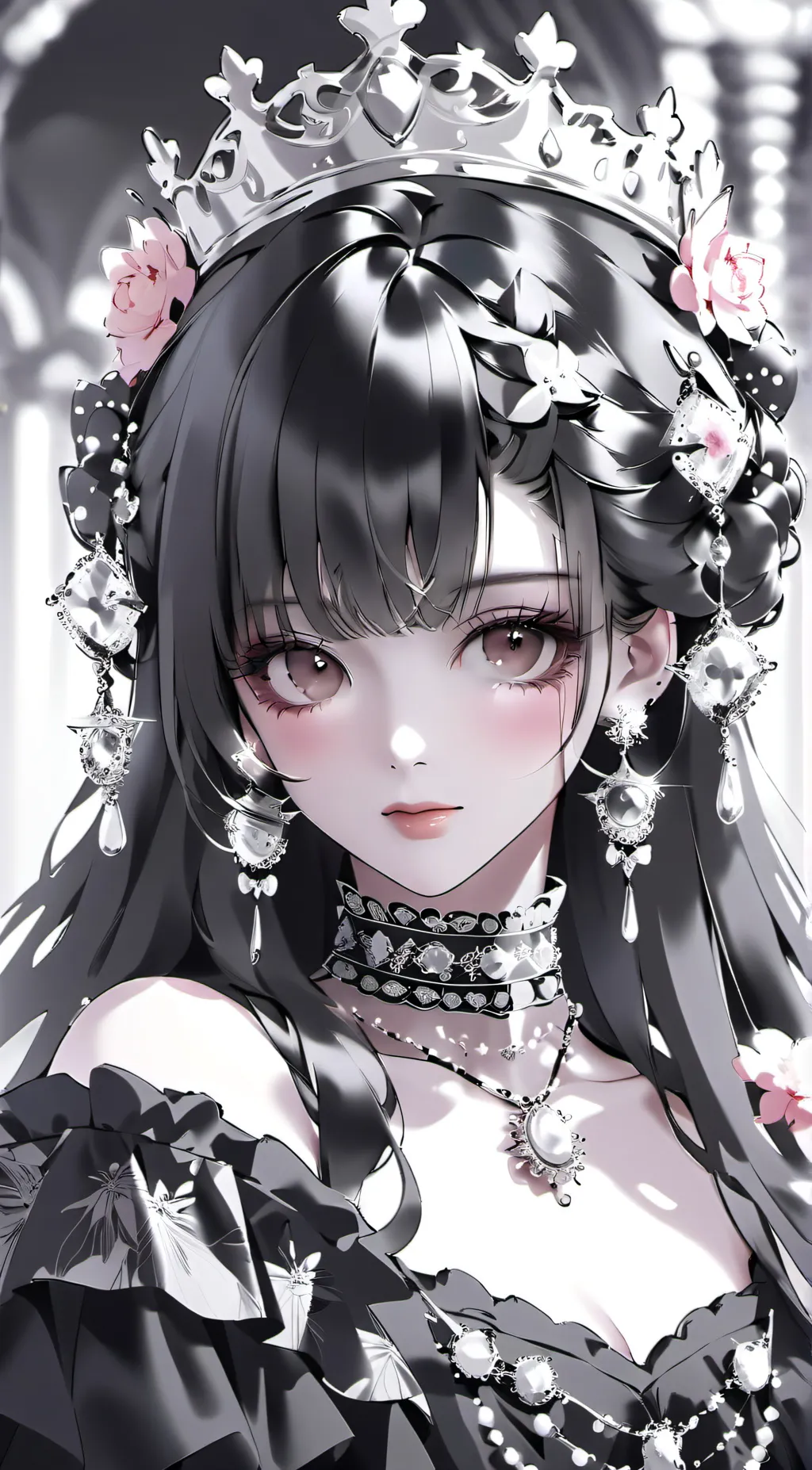 ai character: Queen dawn background