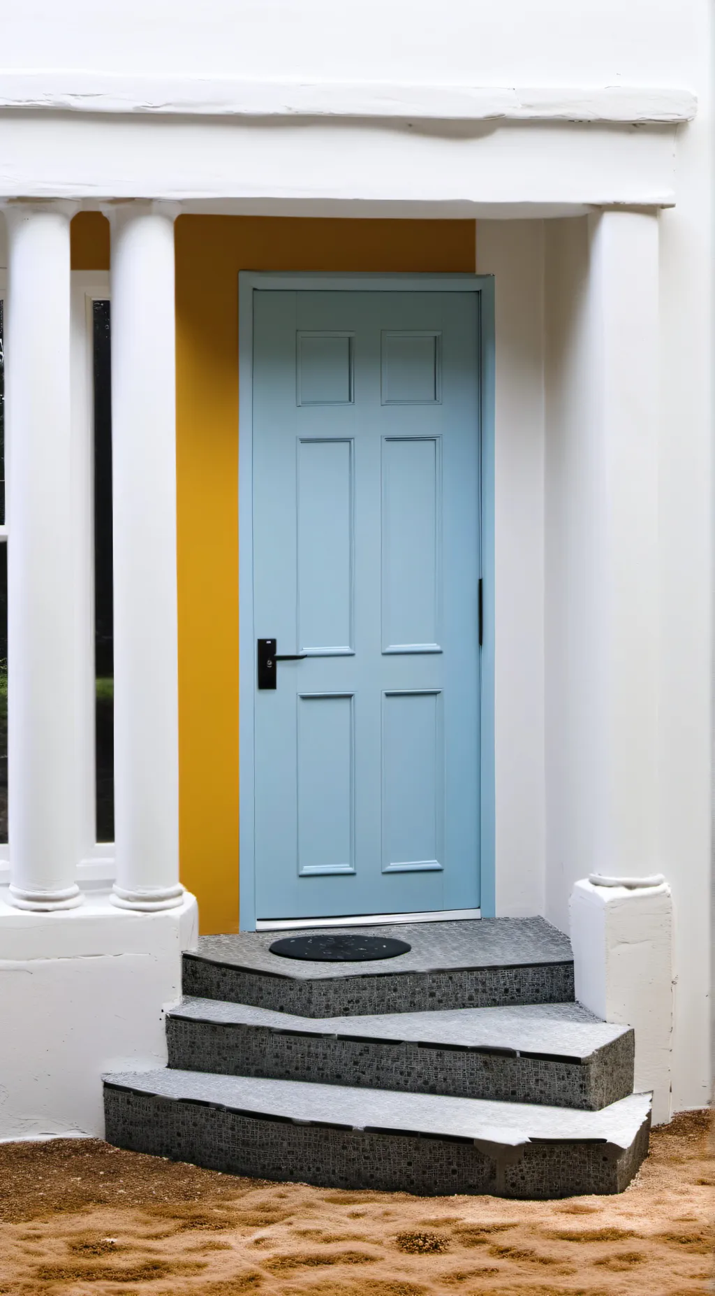 ai character: A door. background