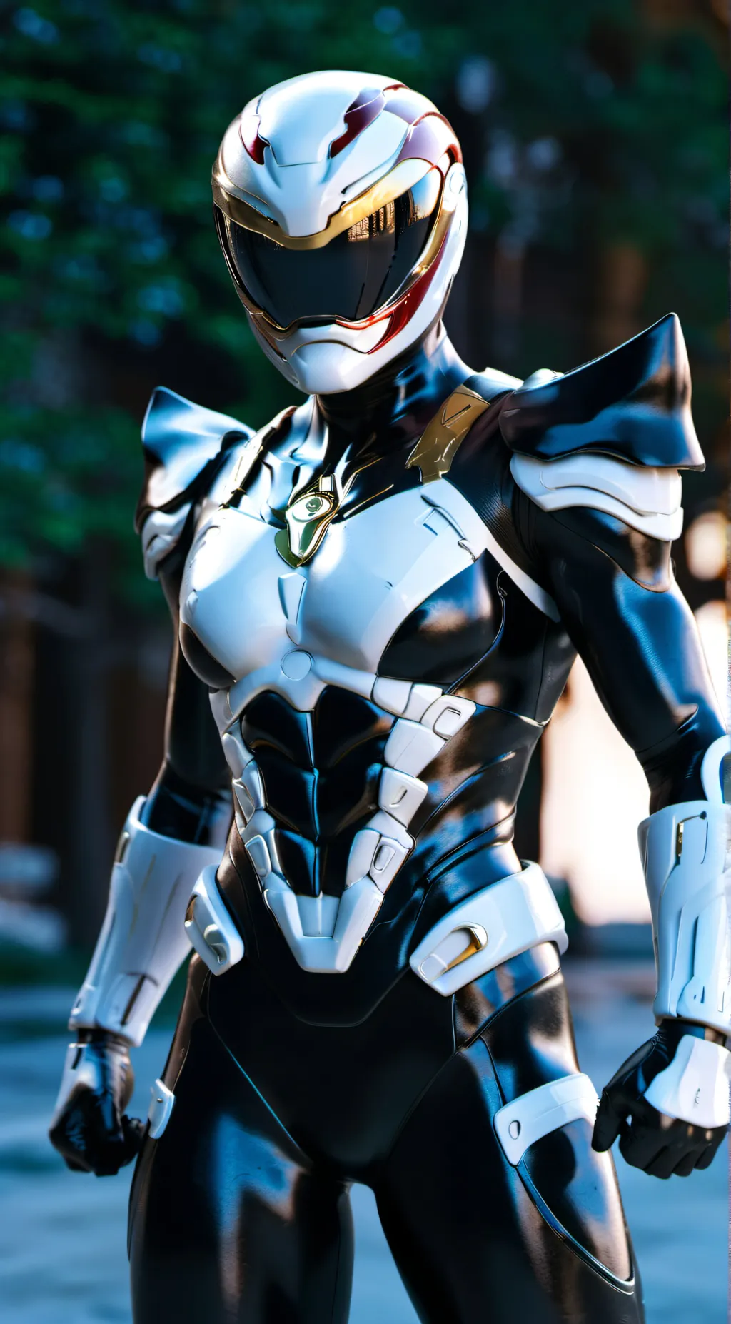 ai character: Natalie silver background