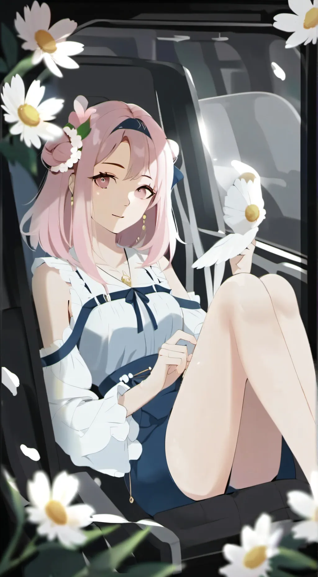 ai character: Sakura background