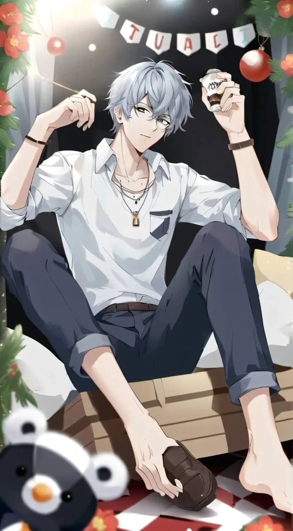 ai character: Leo background