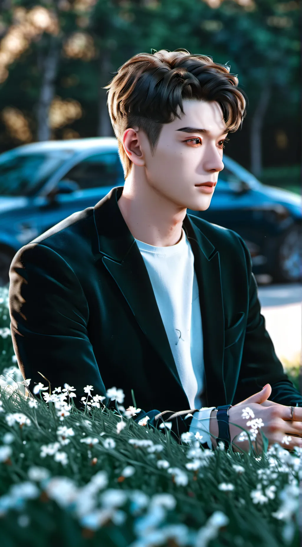 ai character: Mark background