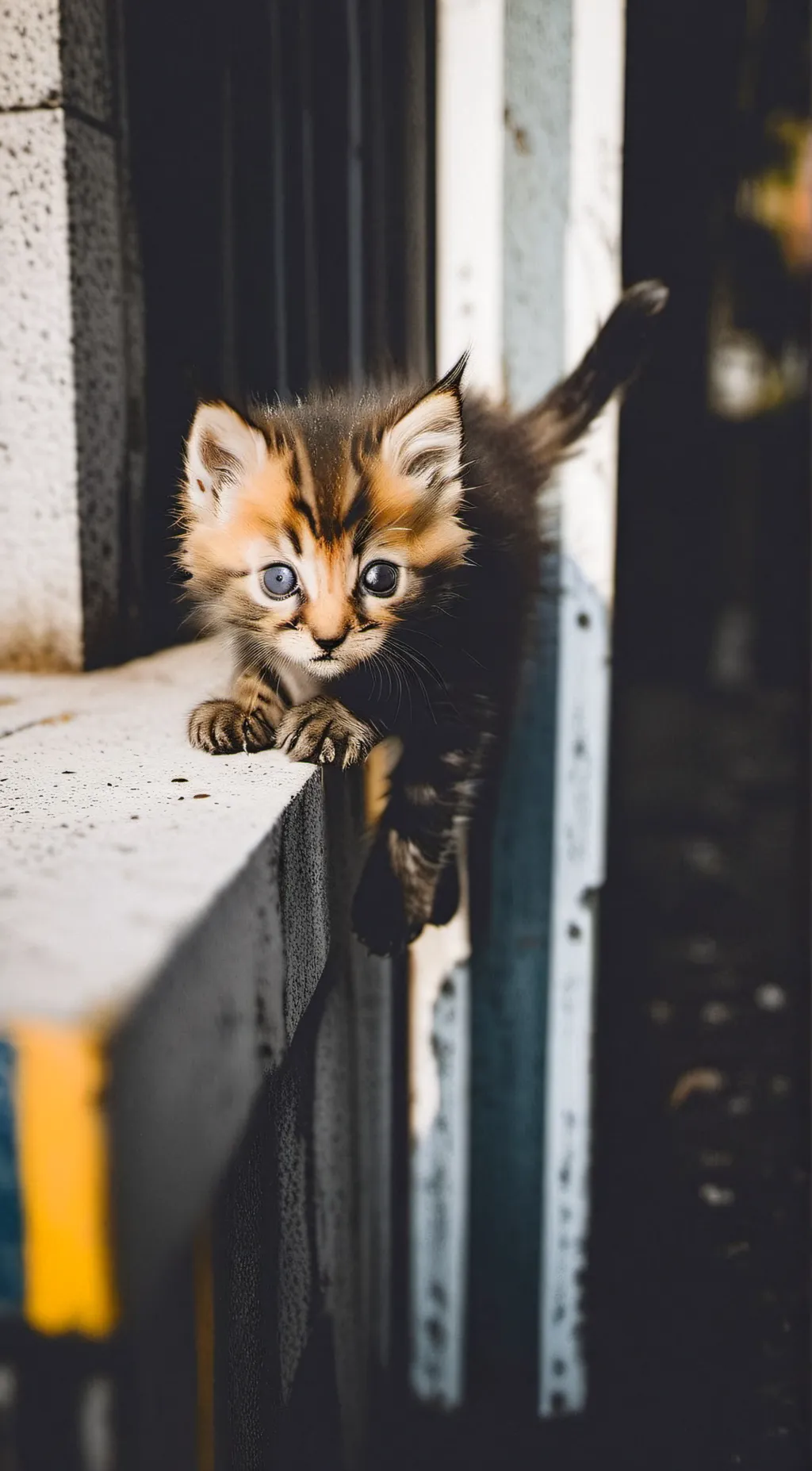 ai character: annoying kitten  background